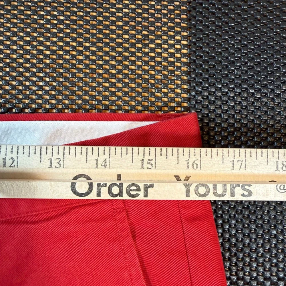 Polo Ralph Lauren Slim Fit Chino Pants Mens 32x32 Red Cotton Twill NWT